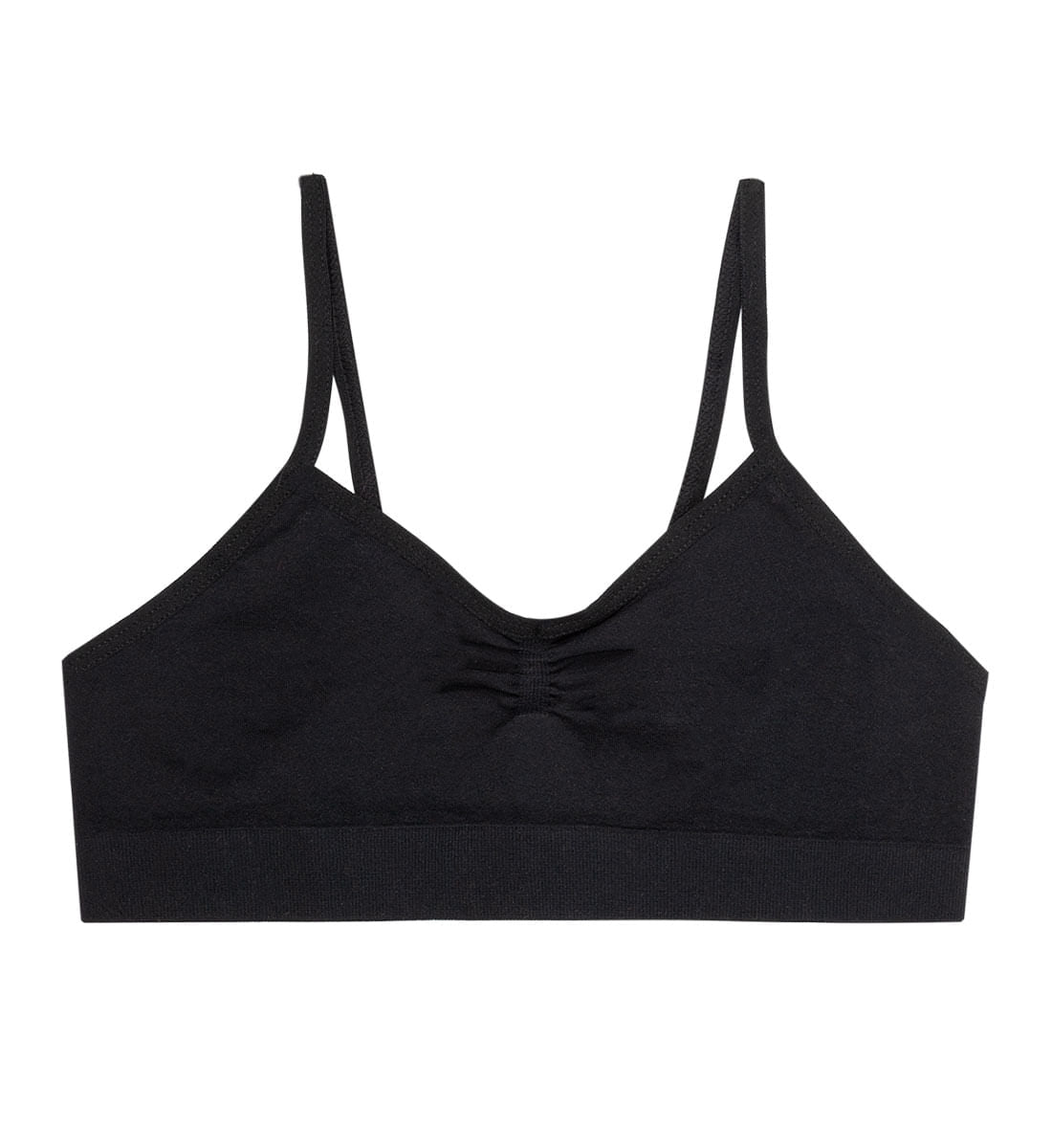 Top básico negra para niñas
