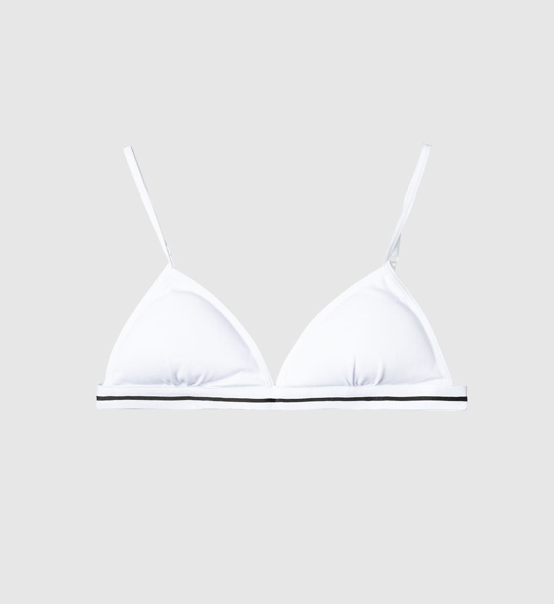 Top blanco fondo entero para niñas