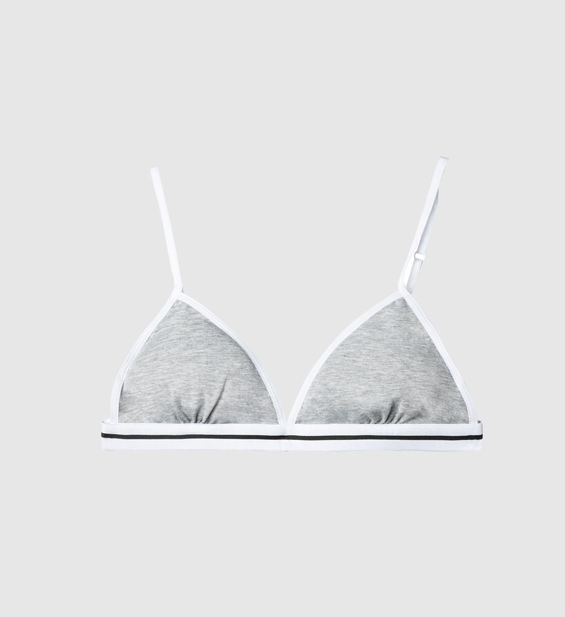 Top gris fondo entero para niñas